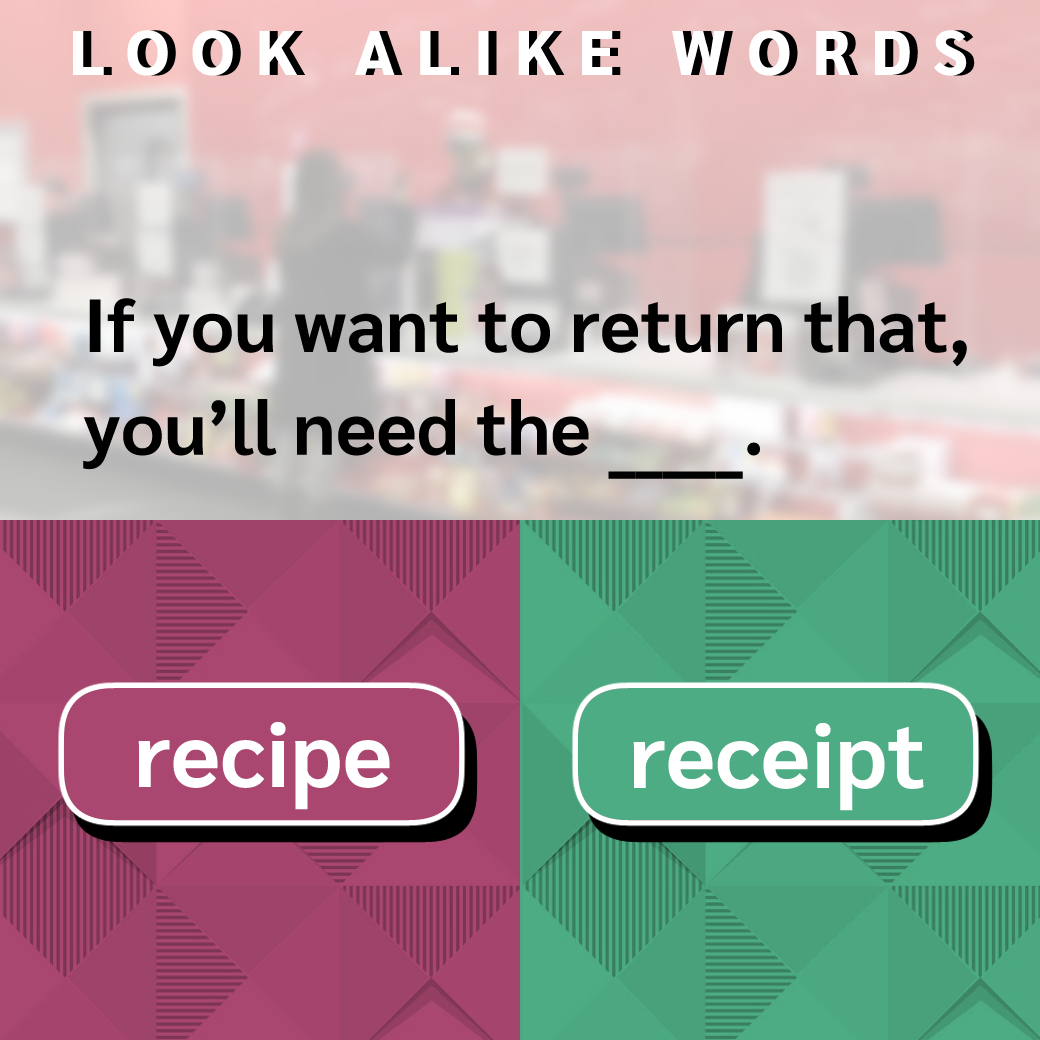 recipe / receipt