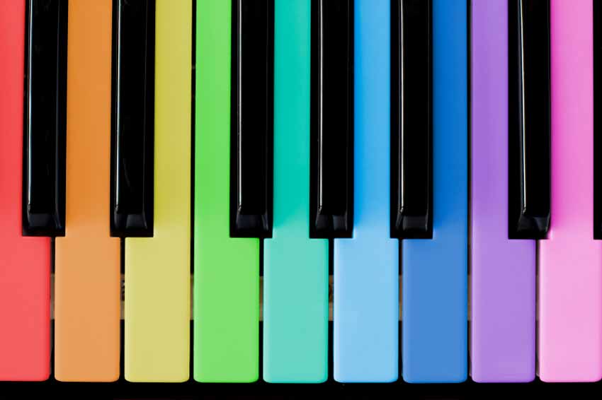 Survey: Rainbow - C. Play beautiful music to it
