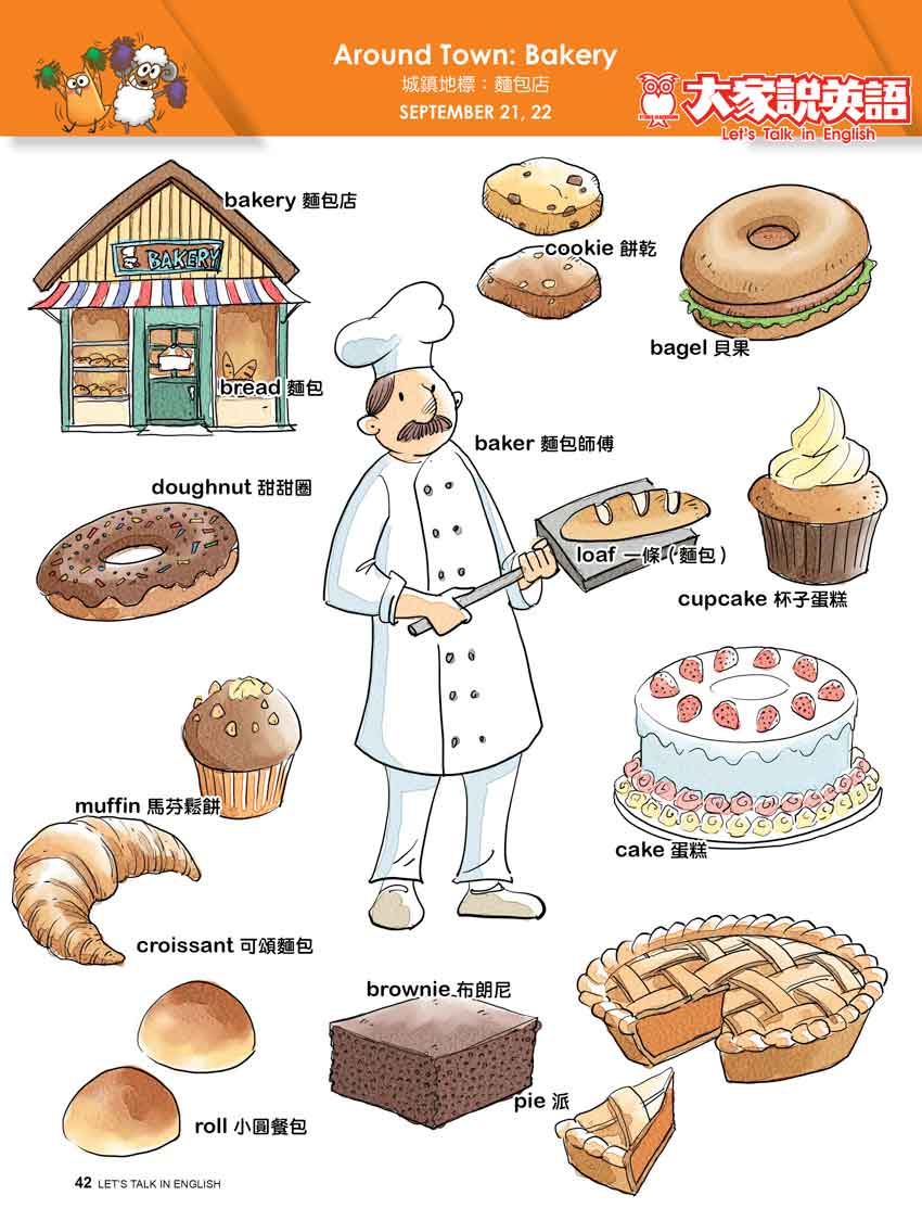 【Visual English】Around Town: Bakery