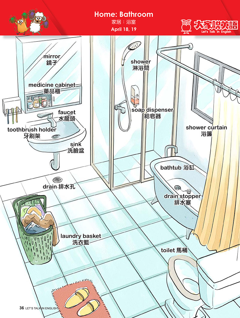 【Visual English】Home: Bathroom