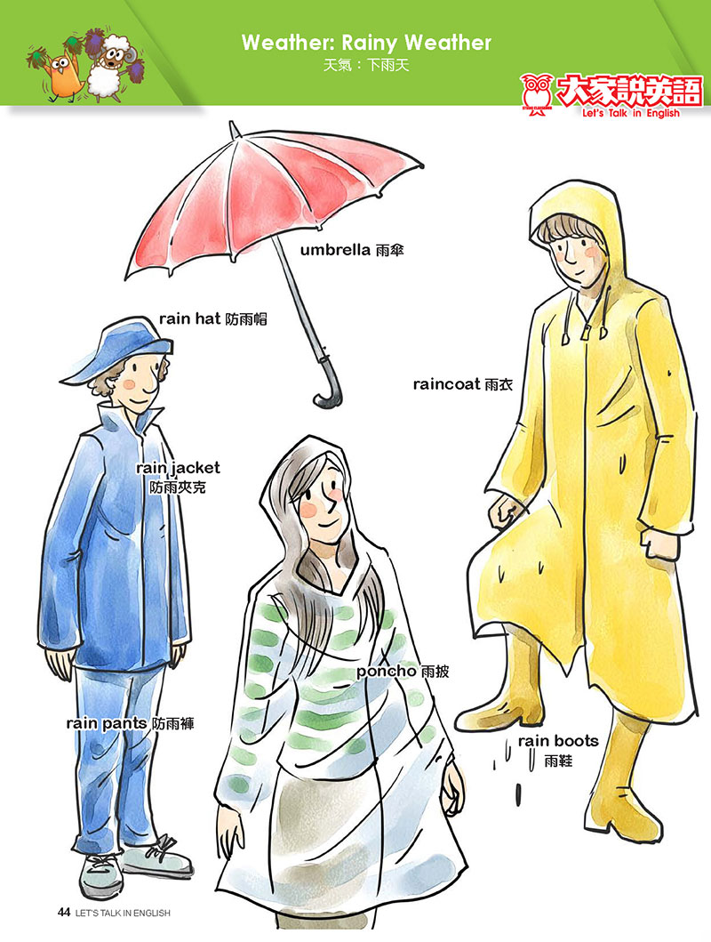【Visual English】Weather: Rainy Weather