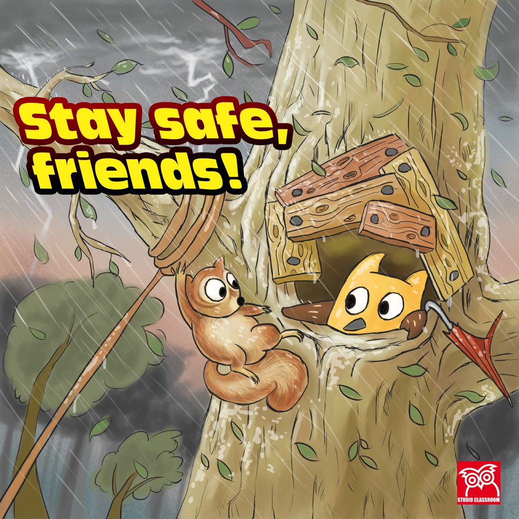 Stay safe, stay dry, and take precautions to avoid danger!