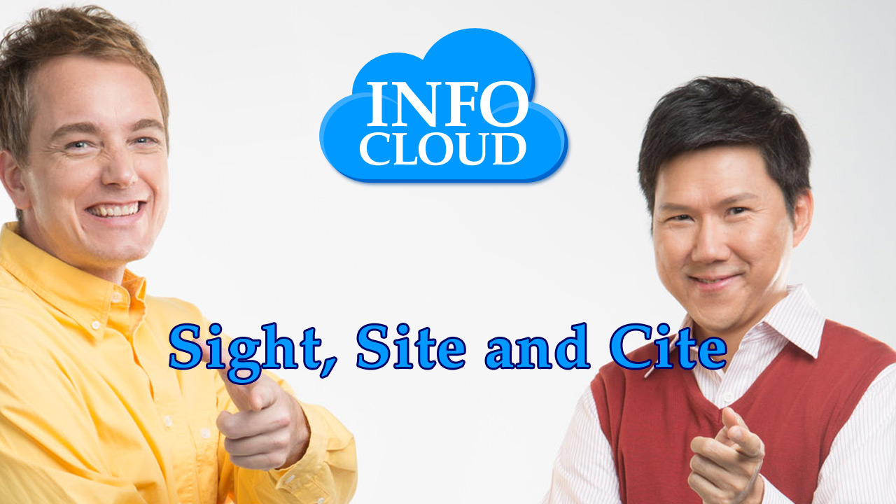 【InfoCloud】Sight, Site and Cite