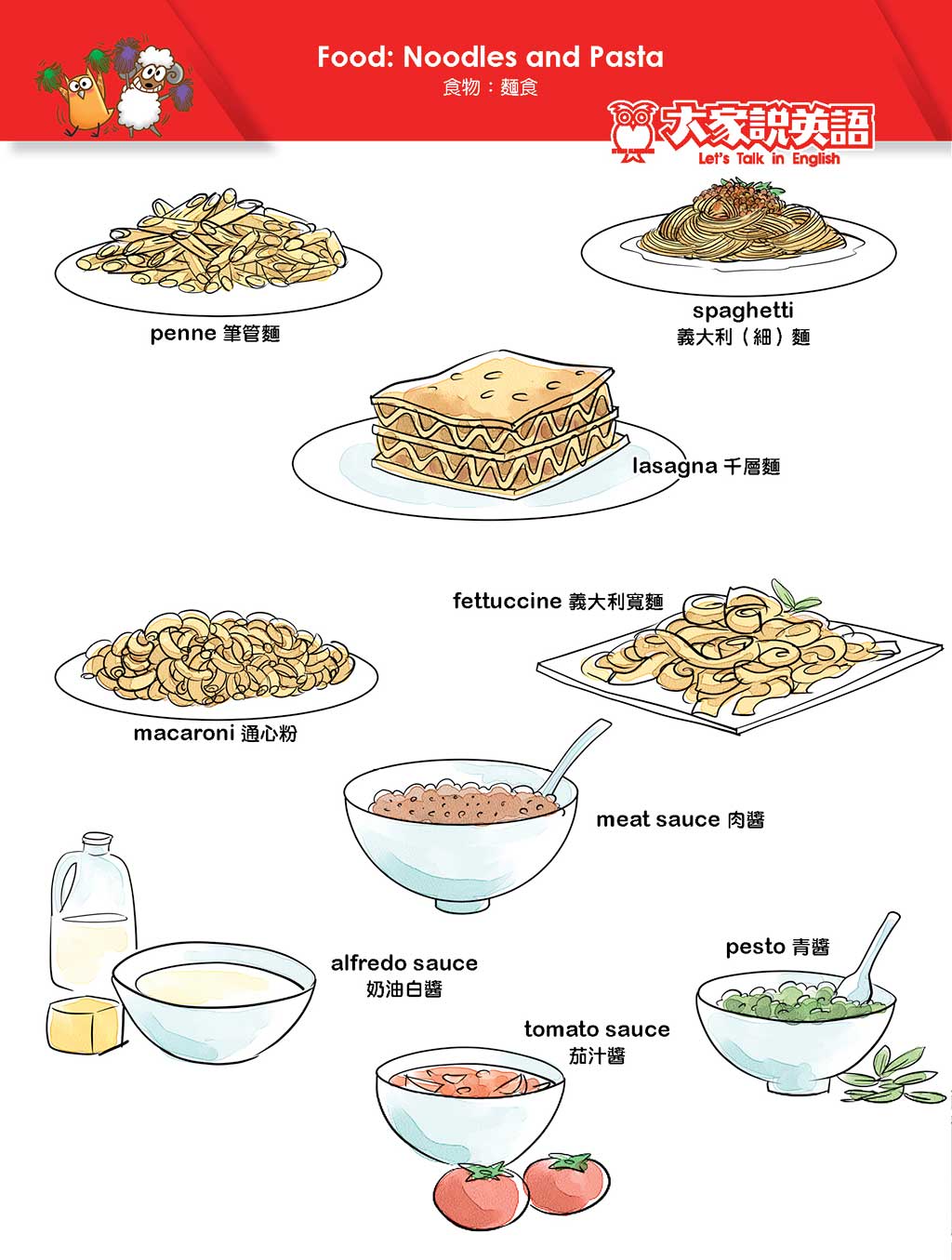 Food: Noodles and Pasta