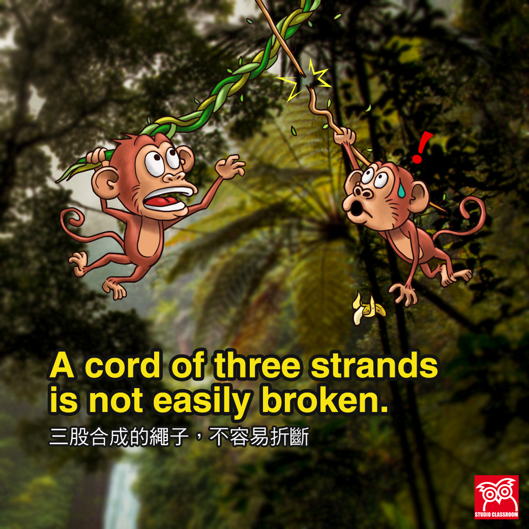 A cord of three strands is not easily broken