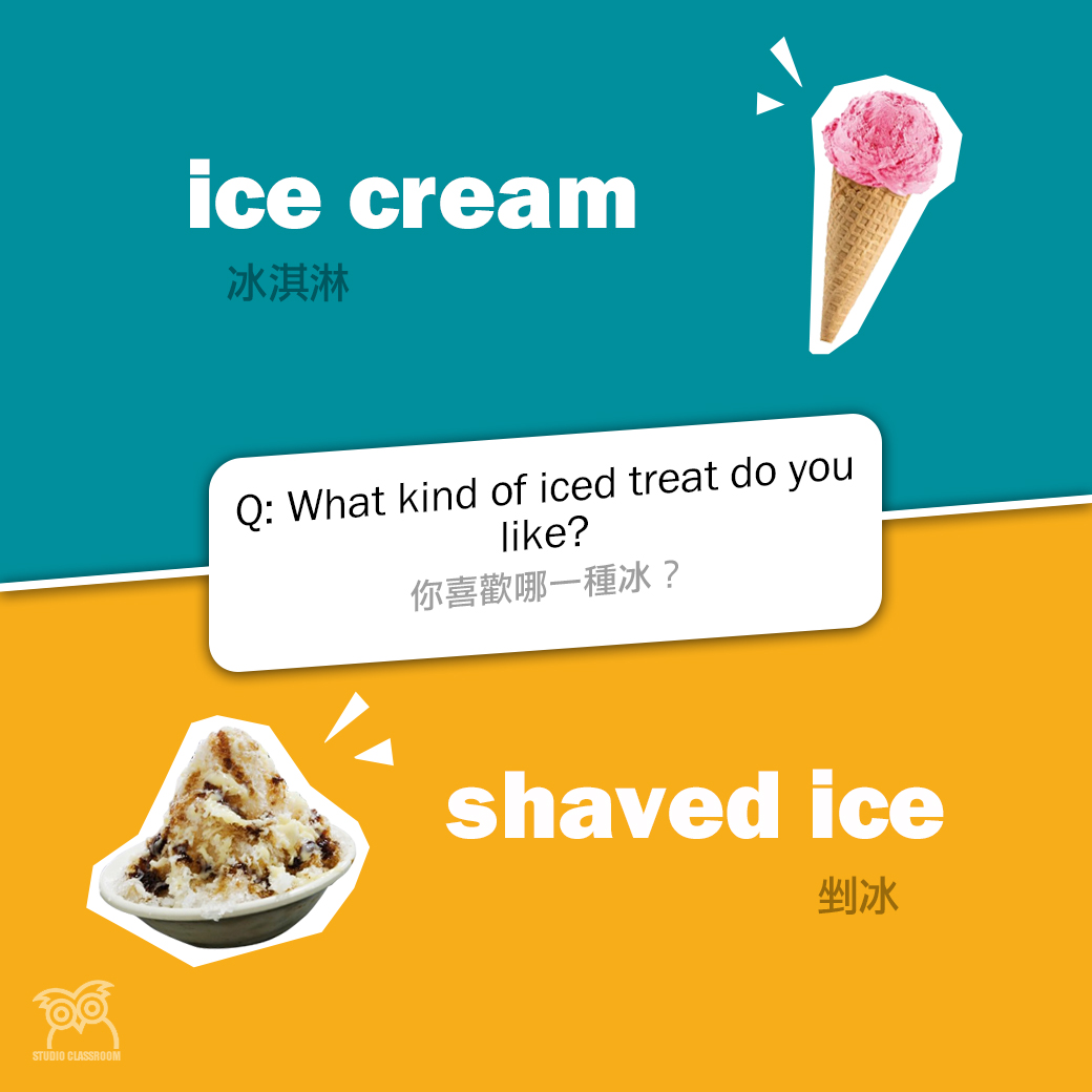 What kind of iced treat do you like?