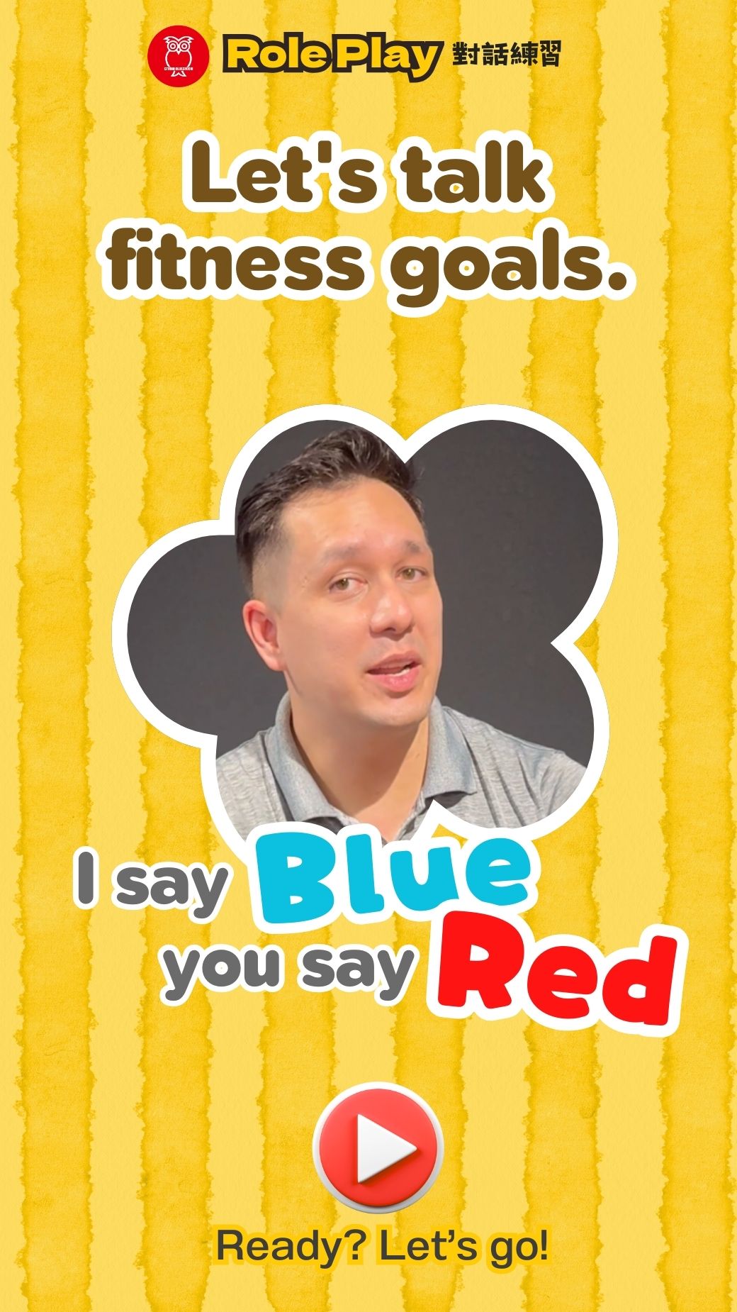 【‪Role Play‬】Let's talk fitness goals