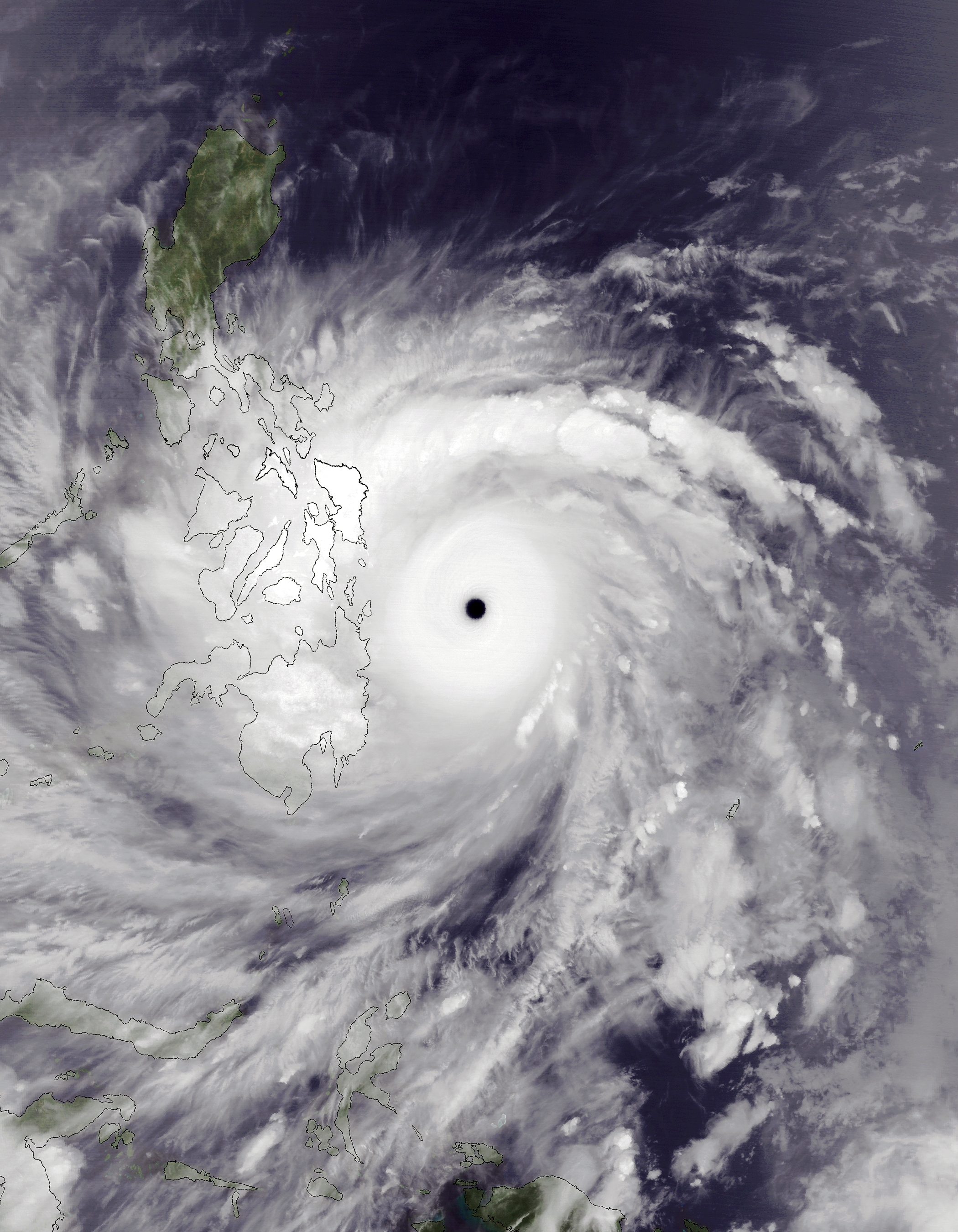  Typhoon Haiyan devastated much of the Philippines.
