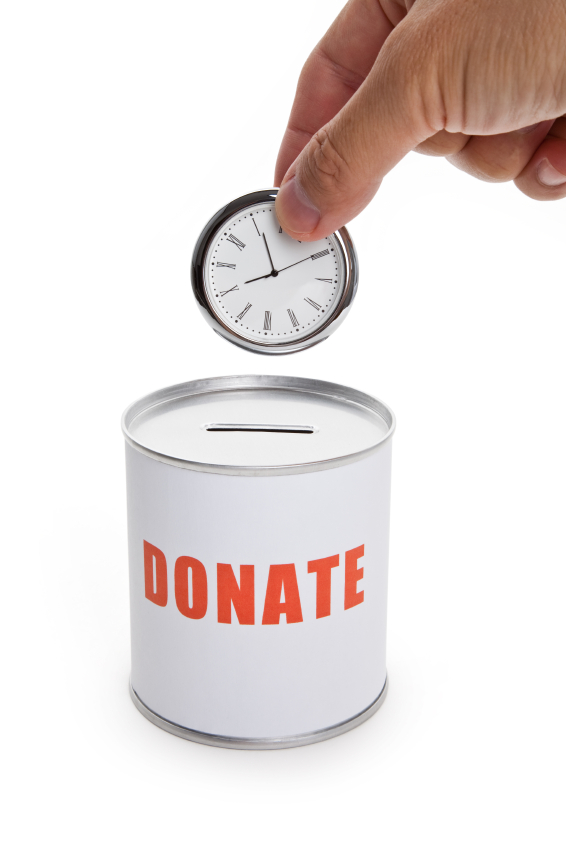 What ways could you donate your time to help the ...
